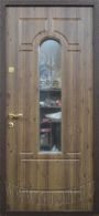 Дверь со стеклом и ковкой ДСК6